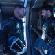 Rocinante mechanic Amos (Wes Chatham) and pilot Alex (Cas Anvar) don’t always see eye to eye.